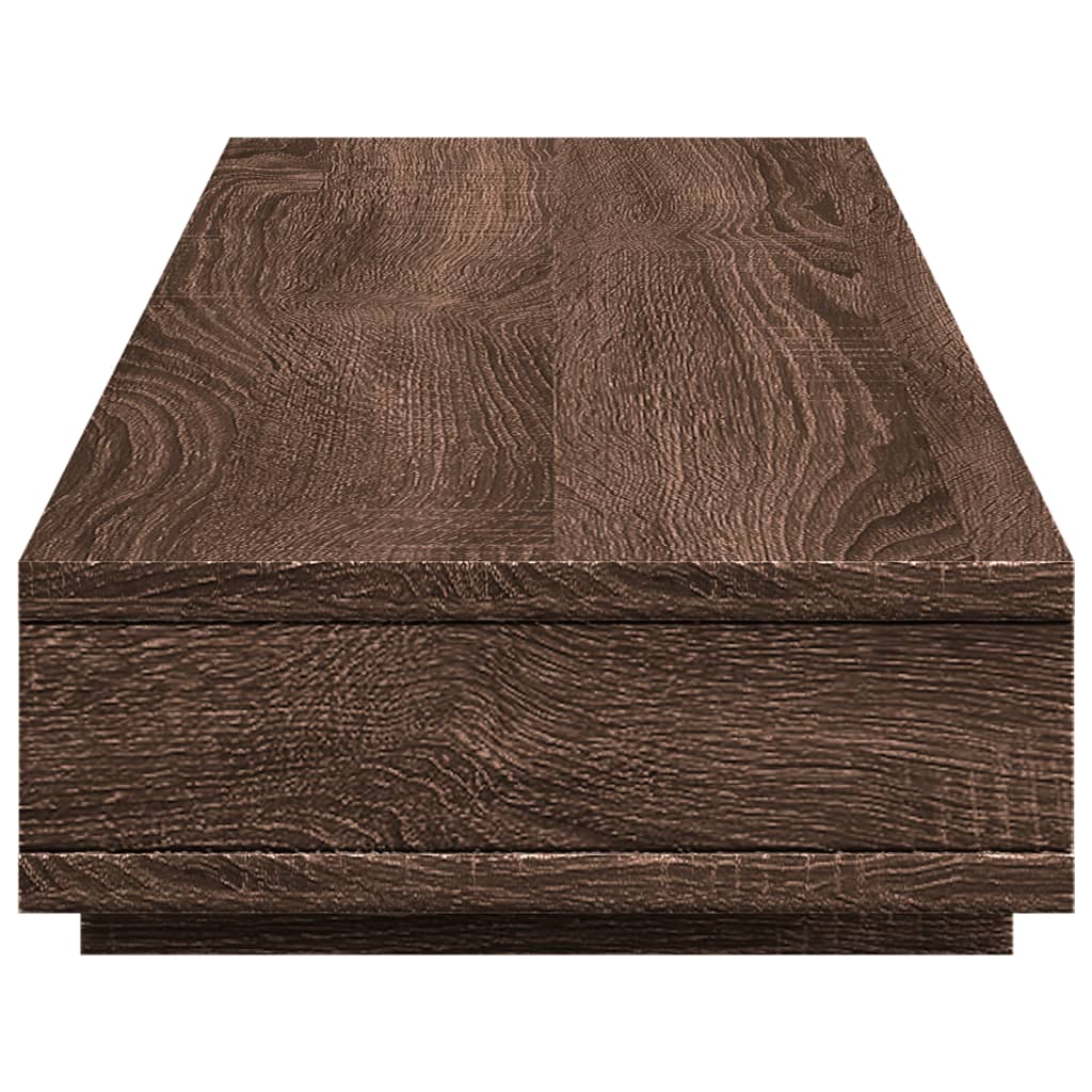 Monitor Stand Brown Oak 39.4x10.6x5.9" Engineered Wood
