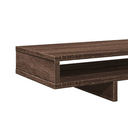 Monitor Stand Brown Oak 39.4x10.6x5.9" Engineered Wood