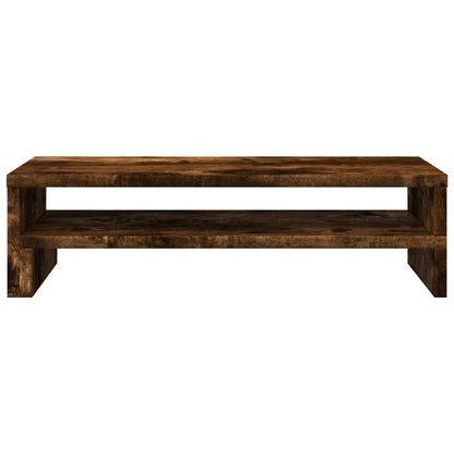 Monitor Stand Smoked Oak 21.3x8.7x5.9" Engineered Wood