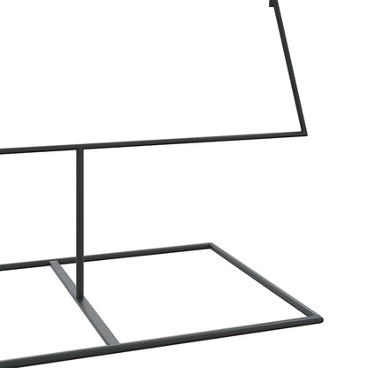 Metal Christmas Tree for Decoration Black 82.7"