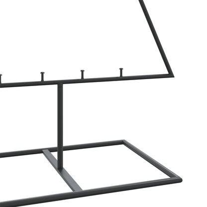 Metal Christmas Tree for Decoration Black 59.1"