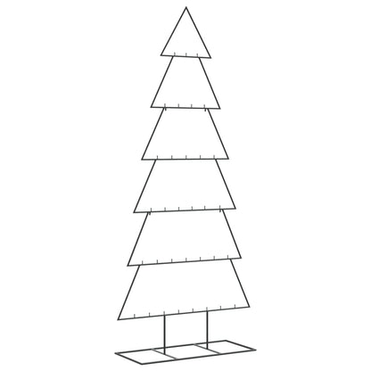 Metal Christmas Tree Black Powder-coated steel Medium Hooks