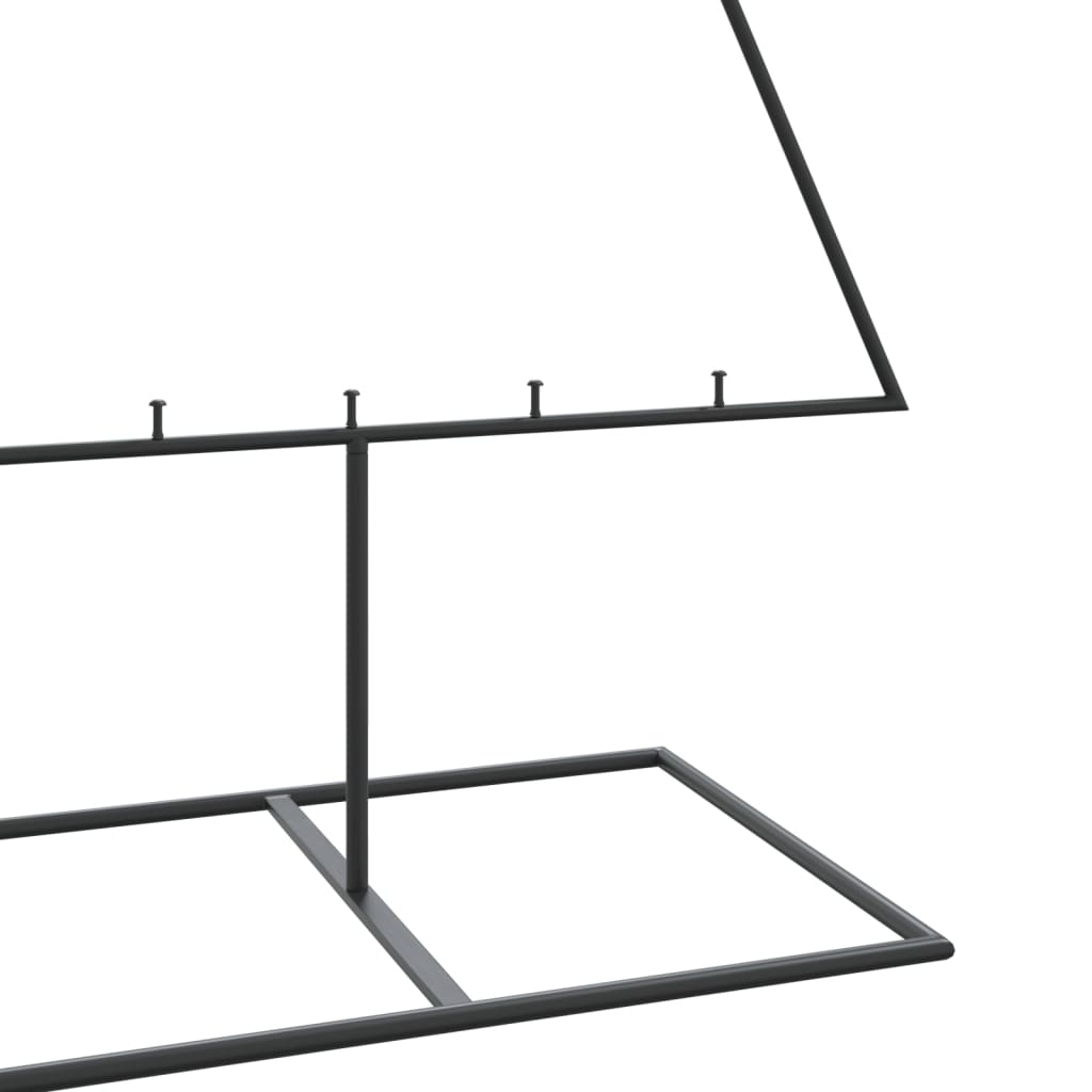 Metal Christmas Tree Black Powder-coated steel Medium Hooks