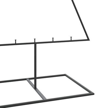 Metal Christmas Tree Black Powder-coated steel Medium Hooks