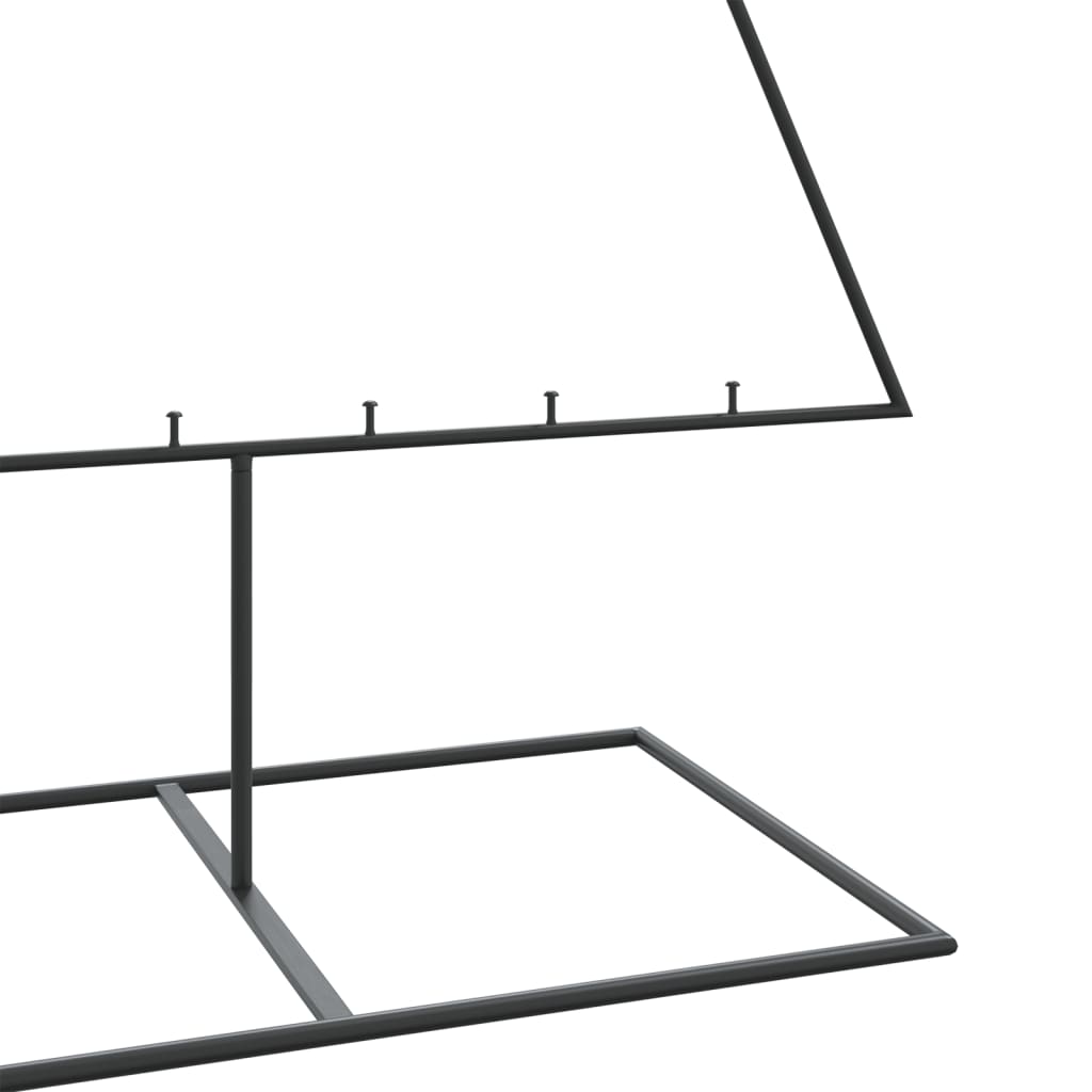 Metal Christmas Tree for Decoration Black 82.7"