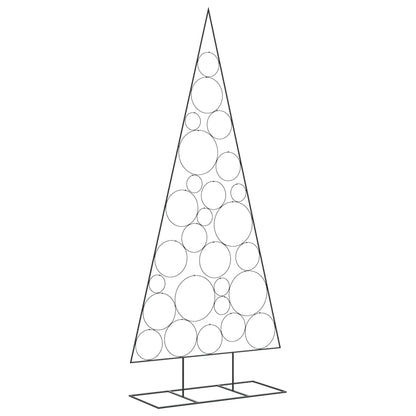 Metal Christmas Tree for Decoration Black 82.7"