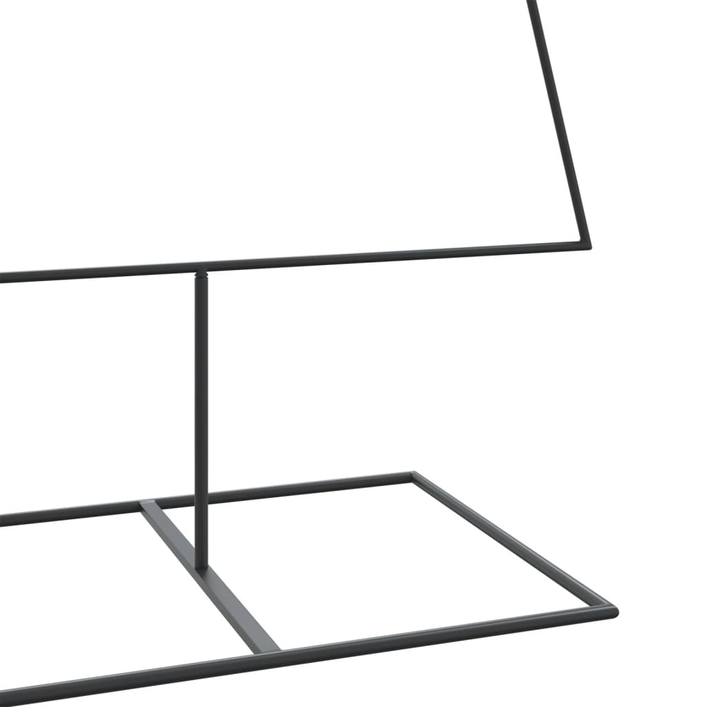 Metal Christmas Tree for Decoration Black 82.7"