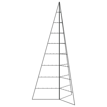 Metal Christmas Tree for Decoration Black 82.7"