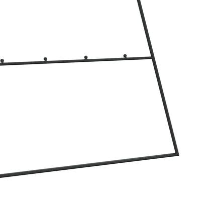 Metal Christmas Tree for Decoration Black 82.7"