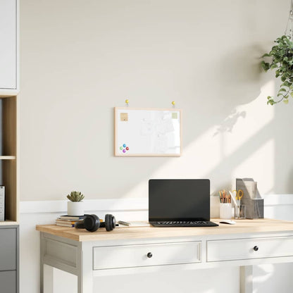 Magnetic Whiteboard with Solid Pine Wood Frame 15.7x11.8"