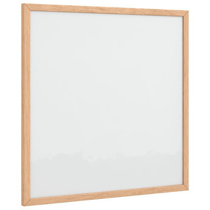 Magnetic Whiteboard with Solid Pine Wood Frame 15.7x15.7"