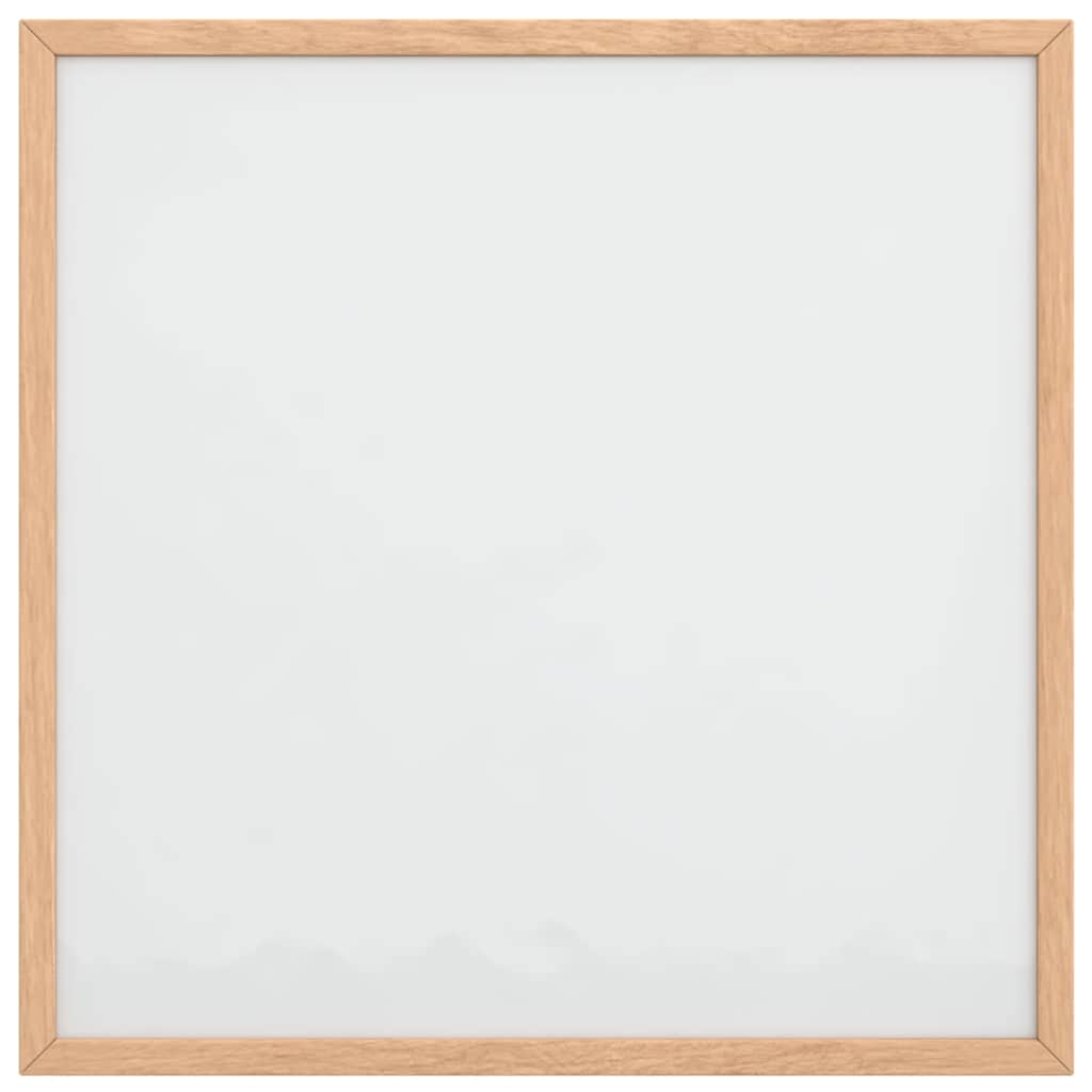 Magnetic Whiteboard with Solid Pine Wood Frame 15.7x15.7"