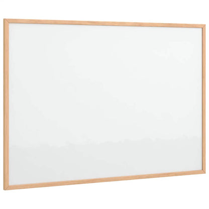 Magnetic Whiteboard with Solid Pine Wood Frame 31.5x21.7"