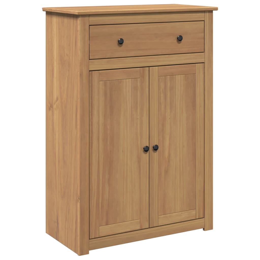Shoe Cabinet Honey Solid pine wood, Engineered wood Medium