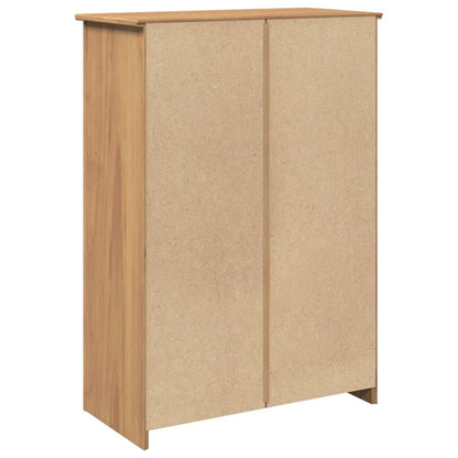 Shoe Cabinet Honey Solid pine wood, Engineered wood Medium
