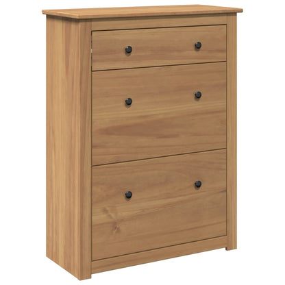 Shoe Cabinet Honey Solid pine wood Medium Shoe Cabinet