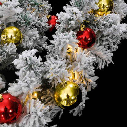 Christmas Garland Green, Gold, Red, White PVC 16.4 ft