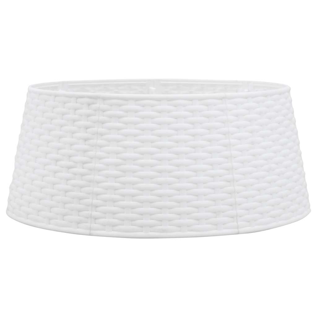 Christmas Tree Skirt White Polypropylene One Size Simple