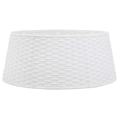 Christmas Tree Skirt White Polypropylene One Size Simple