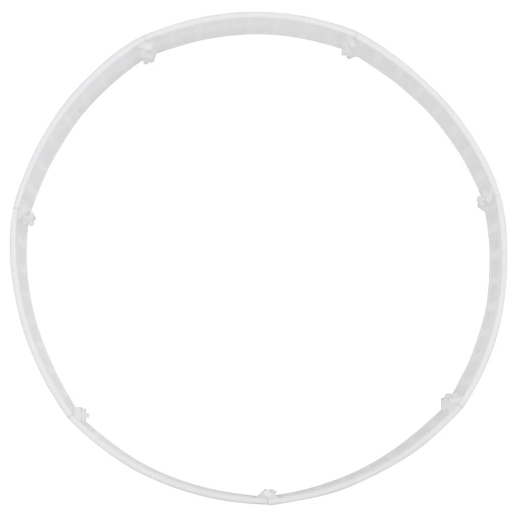 Christmas Tree Skirt White Polypropylene One Size Simple