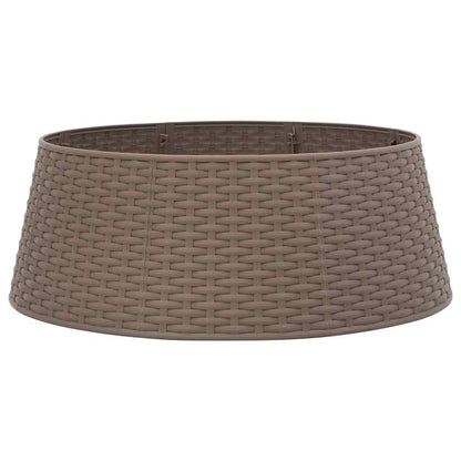 Christmas Tree Skirt Brown Polypropylene Medium