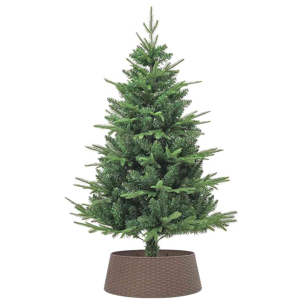 Christmas Tree Skirt Brown Polypropylene Medium