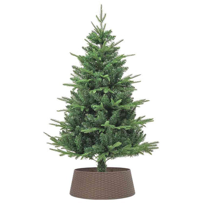 Christmas Tree Skirt Brown Polypropylene Medium