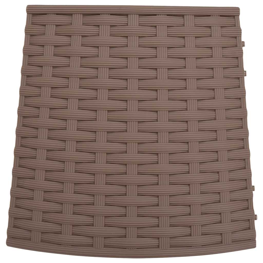 Christmas Tree Skirt Brown Polypropylene Medium