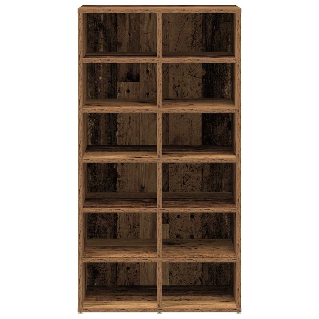 Shoe Rack Old wood Engineered wood Medium Shoe Rack Rectangular