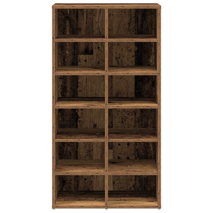 Shoe Rack Old wood Engineered wood Medium Shoe Rack Rectangular