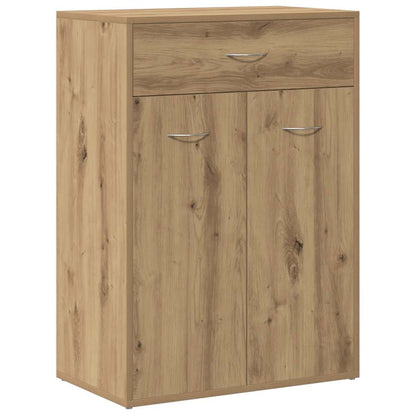Shoe Cabinet Artisan Oak 23.6x13.8x33.1" Engineered Wood