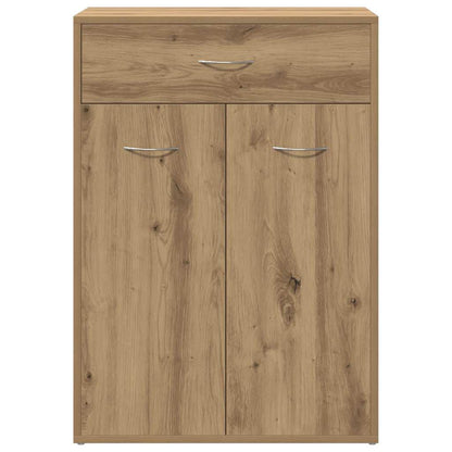 Shoe Cabinet Artisan Oak 23.6x13.8x33.1" Engineered Wood
