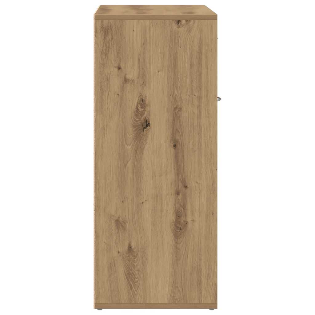 Shoe Cabinet Artisan Oak 23.6x13.8x33.1" Engineered Wood
