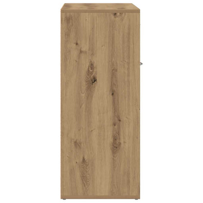 Shoe Cabinet Artisan Oak 23.6x13.8x33.1" Engineered Wood