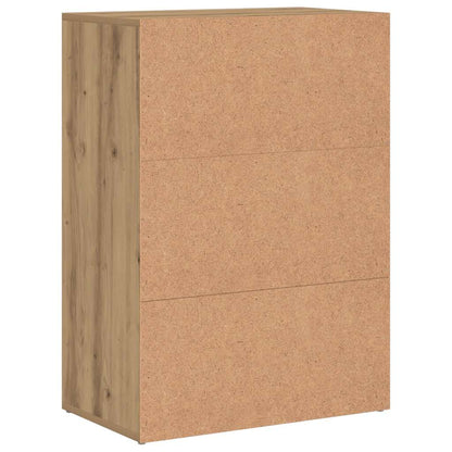 Shoe Cabinet Artisan Oak 23.6x13.8x33.1" Engineered Wood