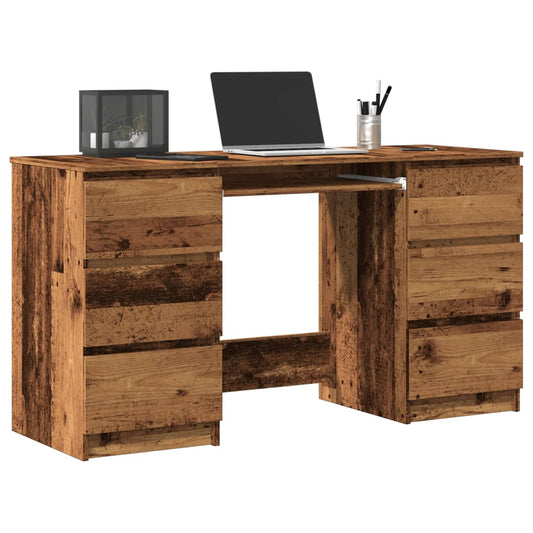 Writing Desk Old wood Engineered wood Large Writing Desk
