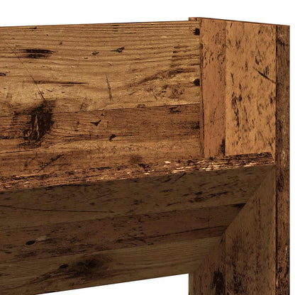 Wall Shoe Cabinet Rustic Wood Engineered Wood Compact