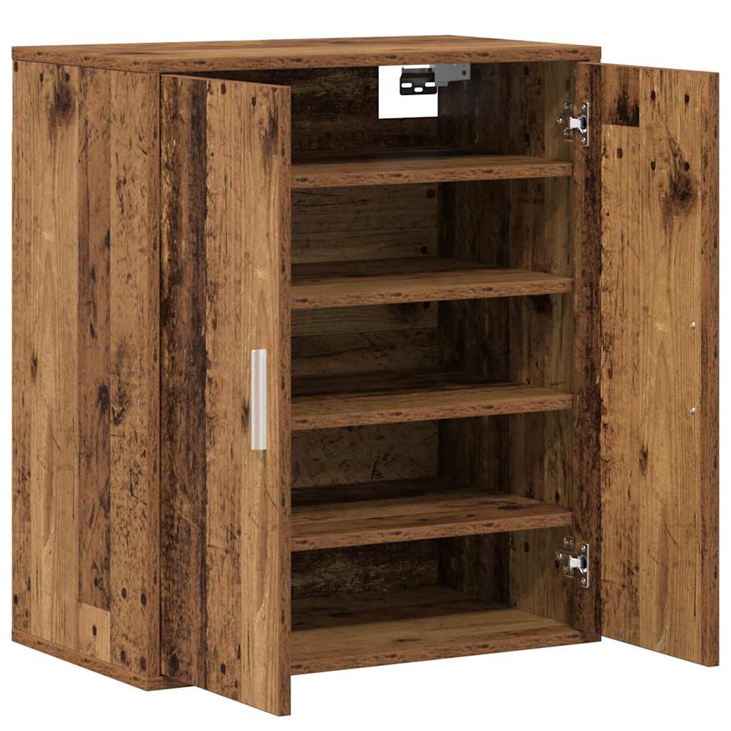 Shoe Cabinet Old wood Engineered wood Medium Shoe Cabinet