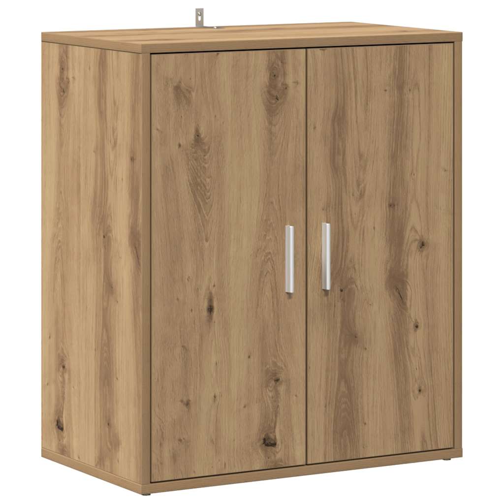 Shoe Cabinet Artisan Oak Engineered Wood Medium Shoe Cabinet
