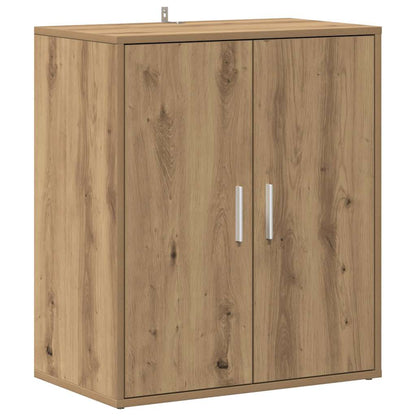 Shoe Cabinet Artisan Oak Engineered Wood Medium Shoe Cabinet