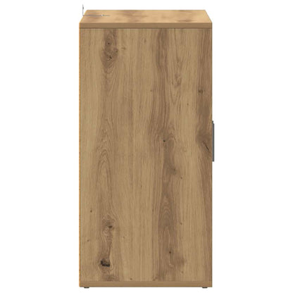 Shoe Cabinet Artisan Oak Engineered Wood Medium Shoe Cabinet