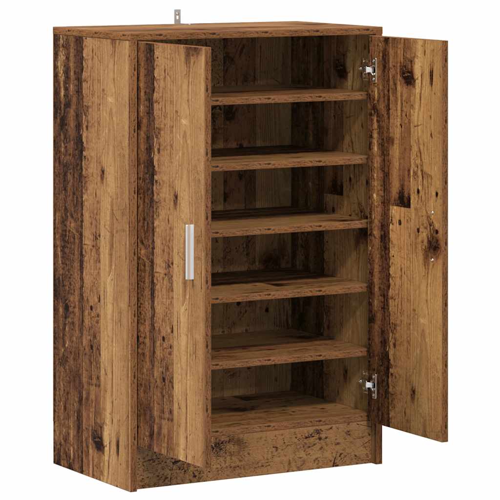 Shoe Cabinet Old wood Engineered wood Medium Shoe Cabinet