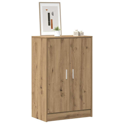 Shoe Cabinet Artisan Oak Engineered Wood 23.6 x 13.8 x 36.2 in