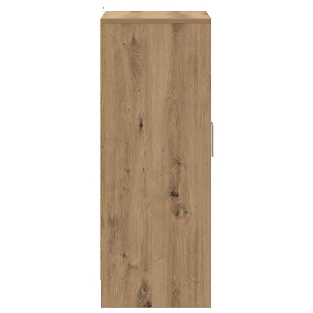 Shoe Cabinet Artisan Oak Engineered Wood 23.6 x 13.8 x 36.2 in