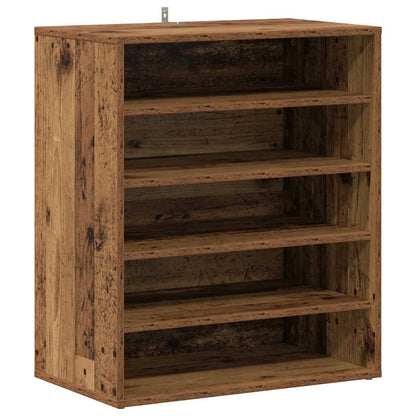 Shoe Cabinet Old Wood Engineered Wood Medium Shoe Cabinet