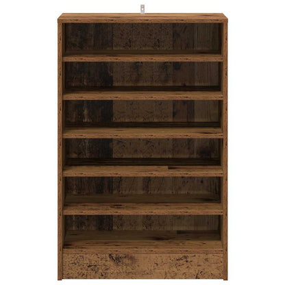 Shoe Cabinet Weathered Wood Engineered Wood Medium Shoe Cabinet