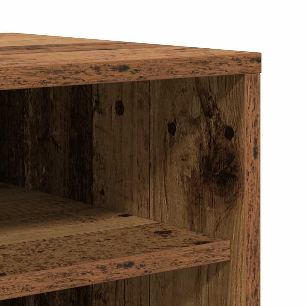 Shoe Cabinet Weathered Wood Engineered Wood Medium Shoe Cabinet