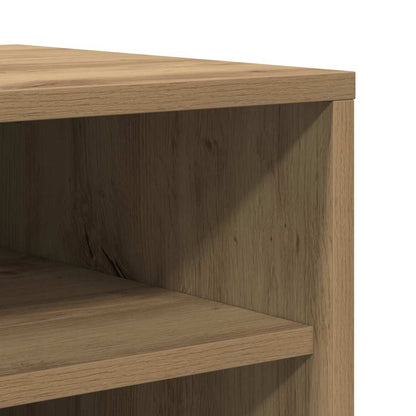 Shoe Cabinet Artisan Oak Engineered Wood Medium Shoe Cabinet