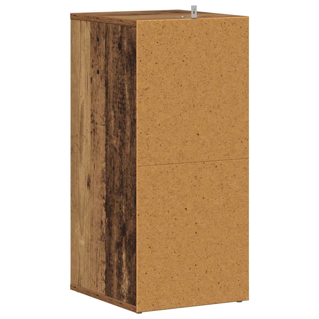 Shoe Cabinet Old wood Engineered wood Compact Shoe Cabinet