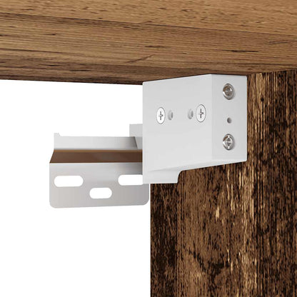 Shoe Cabinet Old wood Engineered wood Compact Shoe Cabinet